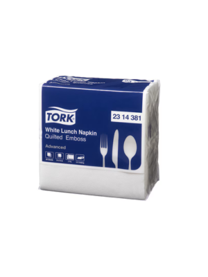Tork Quilted White Lunch Napkin