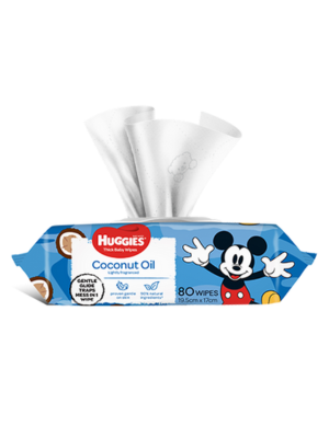 Huggies Thick Baby Wipes Coconut Oil
