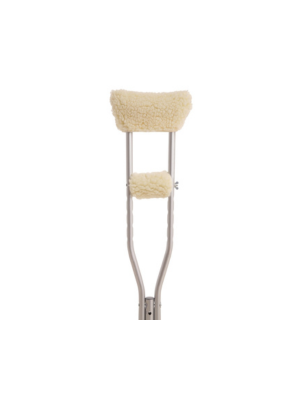 Crutches Fluffy Cover Set