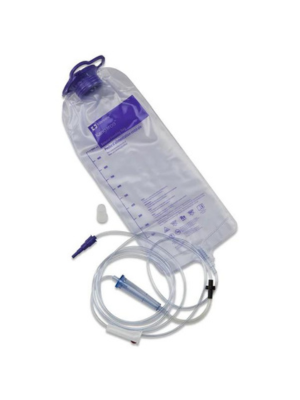 Kangaroo Connect Vinyl Decant 1000ml feed set (only) with no inline medication port (non-sterile)