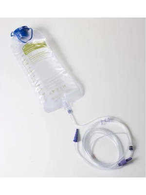 Kangaroo ePump RTH feed & flush set with no inline medication port (non-sterile)