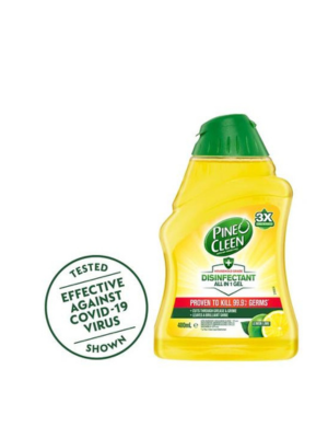 Pine O Cleen Antibacterial Disinfectant All In 1 Gel 400ml Lemon Lime