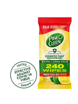 Pine O Cleen Disinfectant Multipurpose Wipes 240s