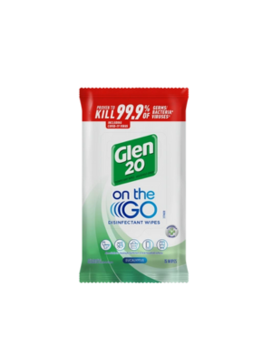 Glen 20 On The Go Disinfectant Wipes