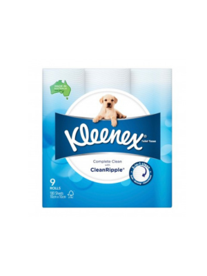 KLEENEX TOILET TISSUE COMPLETE CLEAN