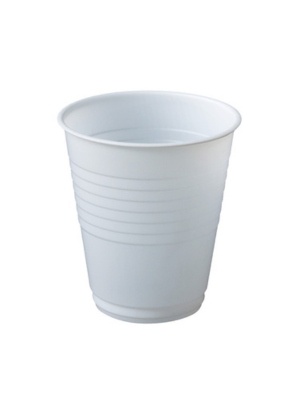 6oz White Plastic Water Cup 180mL