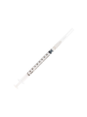 1mL Luer-Slip 27G X 1/2" 0.4mm X 13mm Grey BD Syringes With Needles