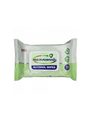 GERMISEPT MULTI-PURPOSE ALC WIPES 50PK