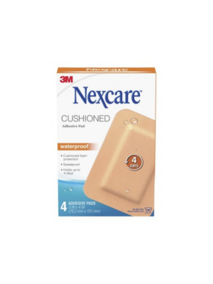 Nexcare™ CUSHIONED WATERPROOF 4PK