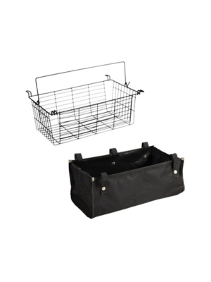 Rollator Acccesories -Underseat Wire Basket & Canvas Bag