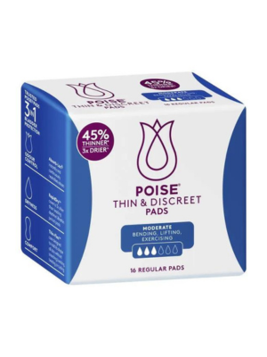 Poise Discreet Pad Regular