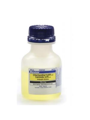 Chlorhexidine 0.05% & Cetrimide 0.5% Anitseptic Solution 100mL