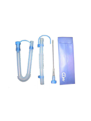 Cliny All Silicone CUR Individual Catheter for Self Catheterization Set extra long catheter 395mm - All Sizes